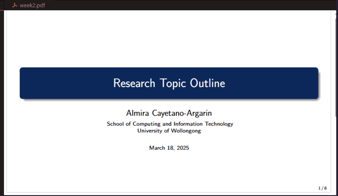 How I organized my research project